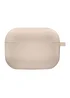 Силиконовый футляр с микрофиброй для наушников Airpods 4 Розовый / Pink Sand
