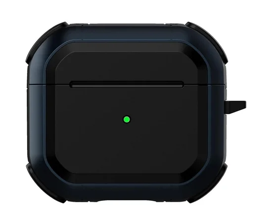 Протиударний футляр Black ed. для навушників Airpods 3 Blue