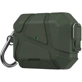 Ударопрочный футляр Titan Armor для наушников Airpods Pro 2 / Pro Green