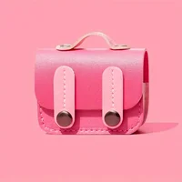 Кожаный футляр Briefcase для наушников AirPods Pro 2 / Pro Pink