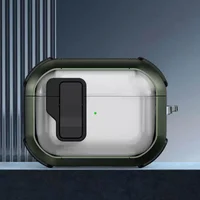 Футляр противоударный Locking Button для наушников Airpods Pro 3 Apple Green