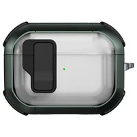 Футляр противоударный Locking Button для наушников Airpods Pro 2 / Pro Apple Green