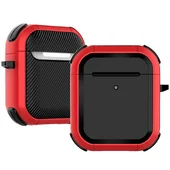 Протиударний футляр Black ed. для навушників Airpods 1/2 Red