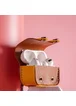 Кожаный футляр Briefcase для наушников AirPods 3 Brown / Yellow
