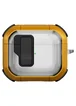 Футляр протиударний Locking Button для навушників Airpods 4 Yellow
