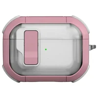 Футляр противоударный Locking Button для наушников Airpods Pro Pink