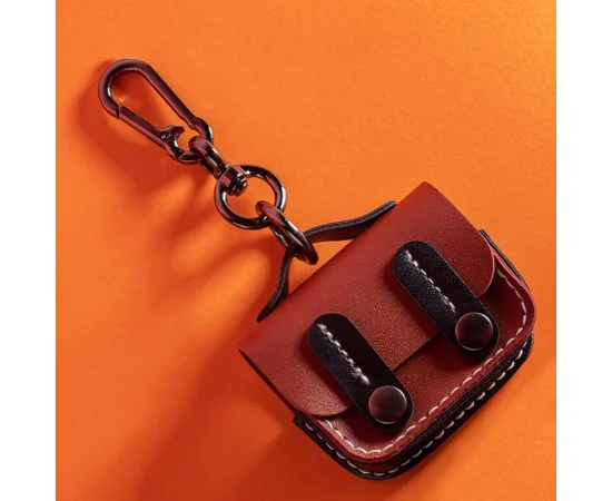 Кожаный футляр Briefcase для наушников AirPods Pro Brown / Black