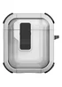 Футляр противоударный Locking Button для наушников Airpods 1/2 White