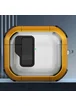 Футляр протиударний Locking Button для навушників Airpods 3 Yellow