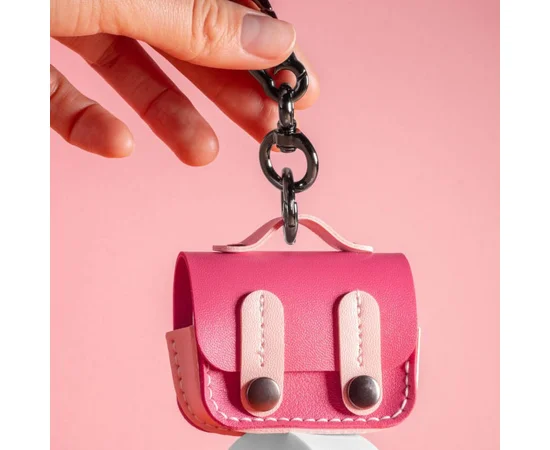 Кожаный футляр Briefcase для наушников AirPods 3 Pink