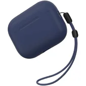 Силиконовый футляр BlueO Liquid silicone для наушников Airpods Pro 3 Navy Blue