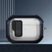Футляр противоударный Locking Button для наушников Airpods Pro Blue
