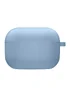 Силіконовий футляр із мікрофіброю для навушників Airpods Pro 3 Блакитний / Lilac Blue