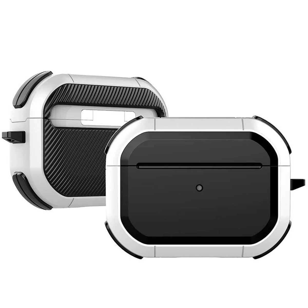 Протиударний футляр Black ed. для навушників Airpods Pro White