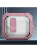 Футляр протиударний Locking Button для навушників Airpods 3 Pink