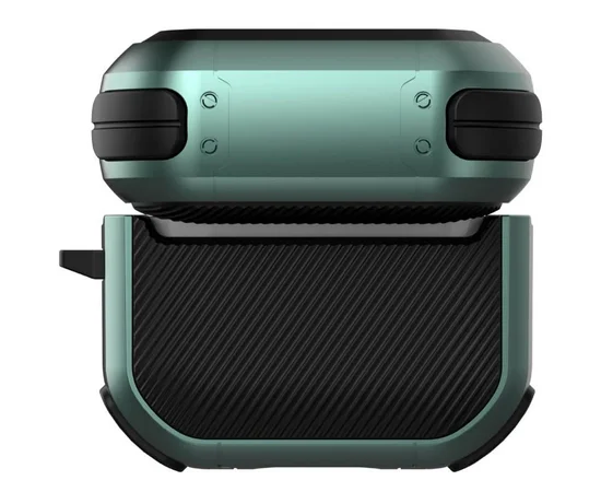 Протиударний футляр Black ed. для навушників Airpods 4 Apple Green