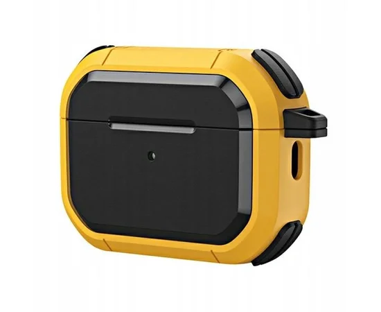 Протиударний футляр Black ed. для навушників Airpods Pro Yellow
