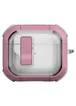 Футляр протиударний Locking Button для навушників Airpods 4 Pink