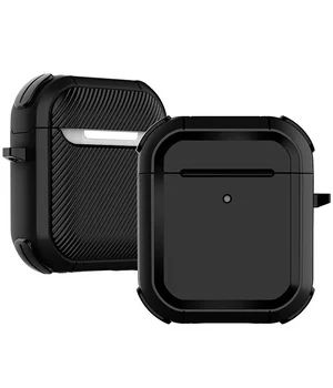 Футляр противоударный Black ed. для наушников Airpods 1/2 Black