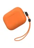 Силиконовый футляр BlueO Liquid silicone для наушников Airpods Pro 3 Orange