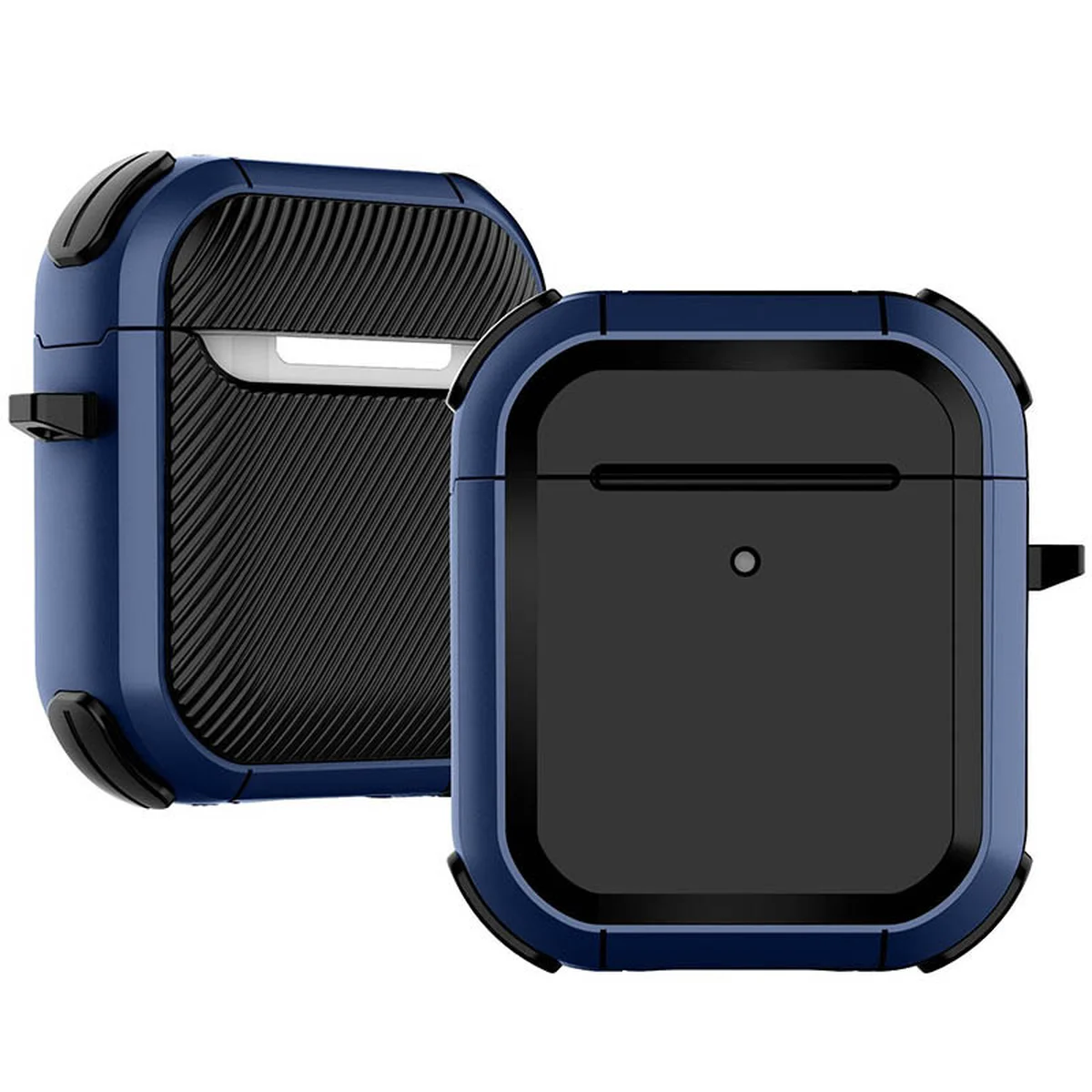 Футляр противоударный Black ed. для наушников Airpods 1/2 Blue