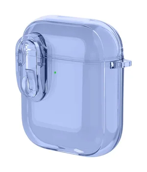 Футляр TPU Colorful для наушников Airpods 1/2 Blue