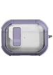 Футляр противоударный Locking Button для наушников Airpods Pro 2 / Pro Light Purple
