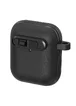 Футляр Frosted для наушников Airpods 1/2 Black