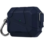 Ударопрочный футляр Titan Armor для наушников Airpods Pro 2 / Pro Midnight Blue