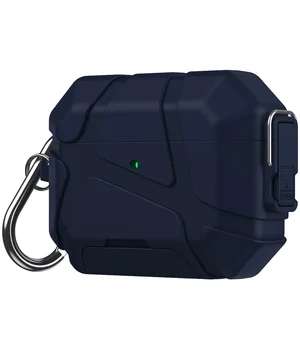 Ударостійкий футляр Titan Armor для навушників Airpods Pro 2 / Pro Midnight Blue