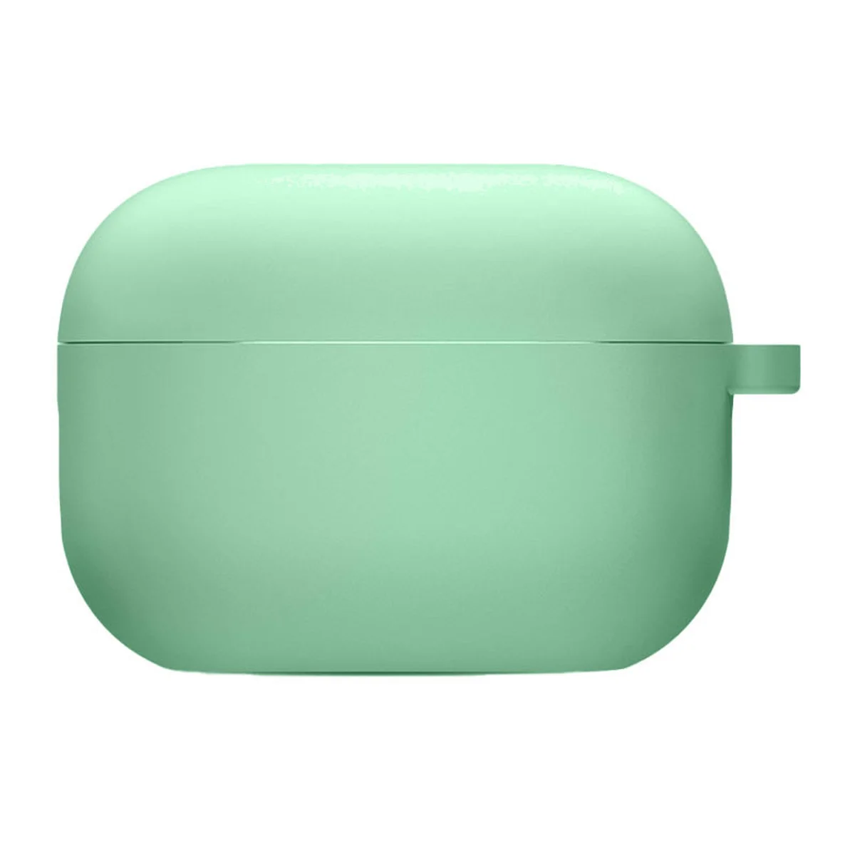 Силіконовий футляр з мікрофіброю для навушників Airpods 4 Зелений / Spearmint