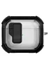 Футляр противоударный Locking Button для наушников Airpods 4 Black