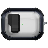 Футляр протиударний Locking Button для навушників Airpods Pro 2 / Pro Blue