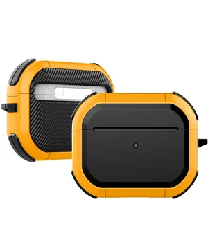Футляр противоударный Black ed. для наушников Airpods Pro Yellow