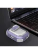 Футляр противоударный Locking Button для наушников Airpods Pro Light Purple