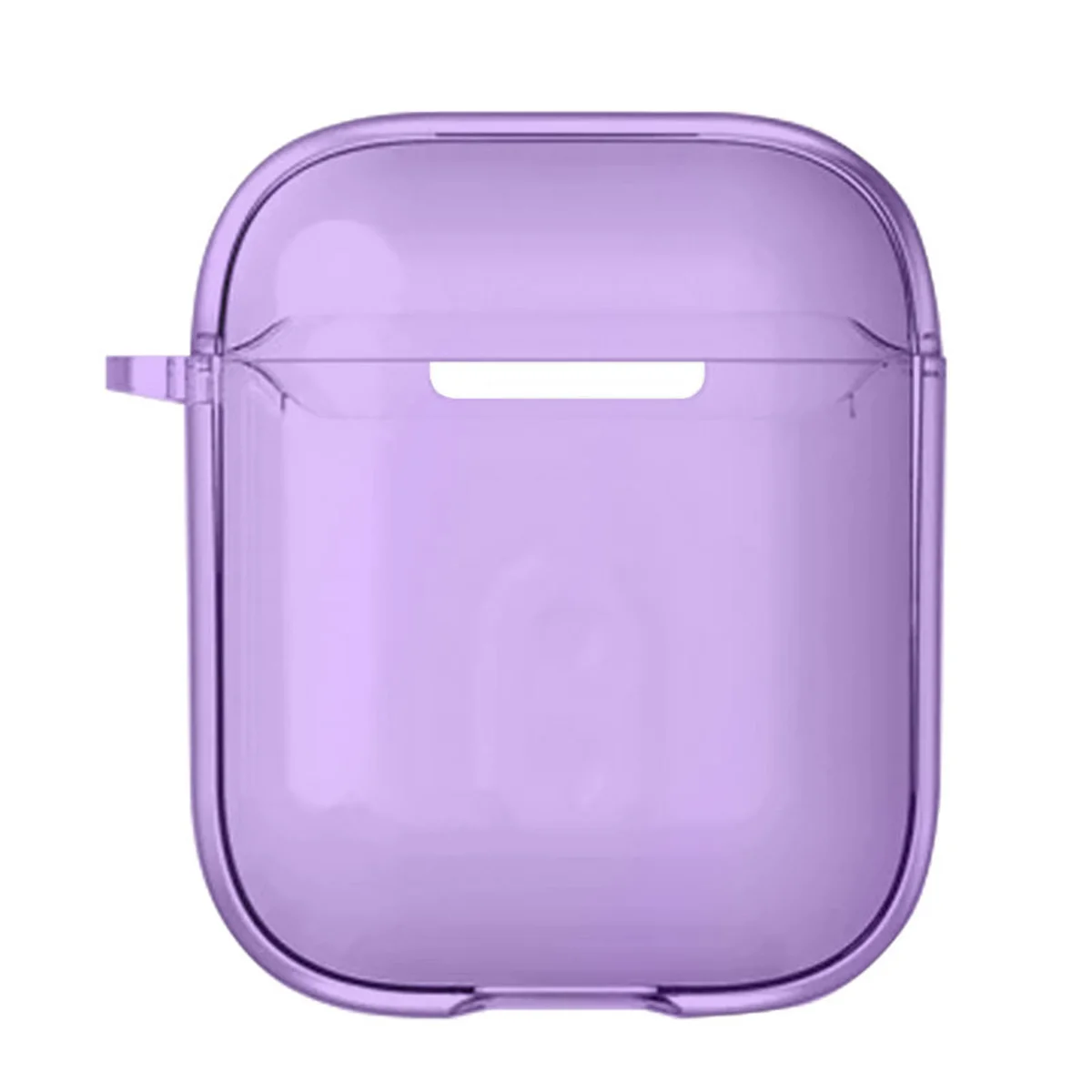 Футляр TPU Colorful для наушников Airpods 1/2 Purple