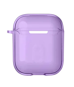 Футляр TPU Colorful для наушников Airpods 1/2 Purple