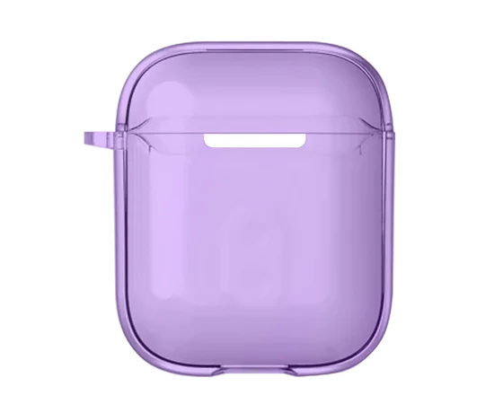 Футляр TPU Colorful для навушників Airpods 1/2 Purple