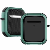 Протиударний футляр Black ed. для навушників Airpods 1/2 Apple Green