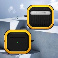 Футляр противоударный Black ed. для наушников Airpods 4 Yellow