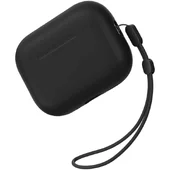 Силиконовый футляр BlueO Liquid silicone для наушников Airpods Pro 2 Black