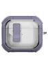 Футляр противоударный Locking Button для наушников Airpods 4 Light Purple