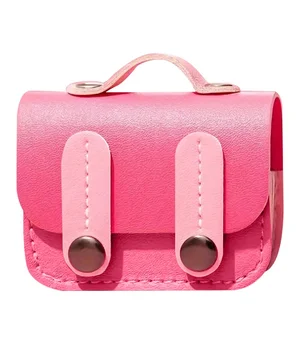 Кожаный футляр Briefcase для наушников AirPods Pro 2 / Pro Pink