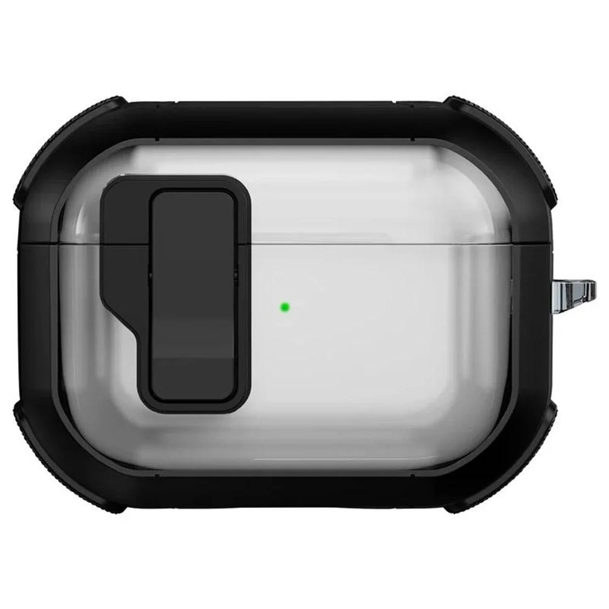 Футляр противоударный Locking Button для наушников Airpods Pro 3 Black