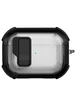 Футляр противоударный Locking Button для наушников Airpods Pro 3 Black
