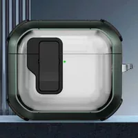 Футляр протиударний Locking Button для навушників Airpods 3 Apple Green