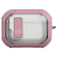 Футляр протиударний Locking Button для навушників Airpods Pro 3 Pink