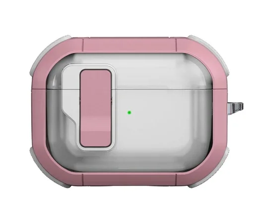 Футляр протиударний Locking Button для навушників Airpods Pro 3 Pink