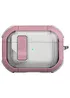 Футляр противоударный Locking Button для наушников Airpods Pro 3 Pink