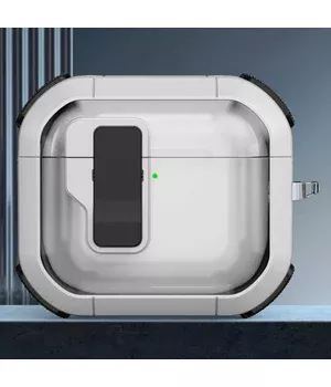 Футляр протиударний Locking Button для навушників Airpods 3 White
